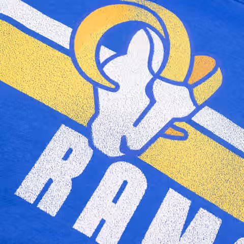 Los Angeles Rams Team Stripes Nike Club NFL Hoodie Blue view 3