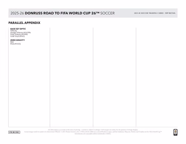 2025/26 Panini Donruss Road to FIFA World Cup Fooball Fat-Pack view 7