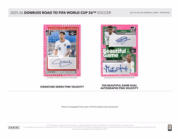 2025/26 Panini Donruss Road to FIFA World Cup Fooball Fat-Pack view 5
