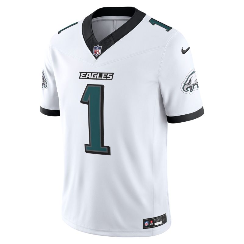Jalen Hurts #1 Philadelphia Eagles 2026 Stitched Limited NFL Jersey White view 2