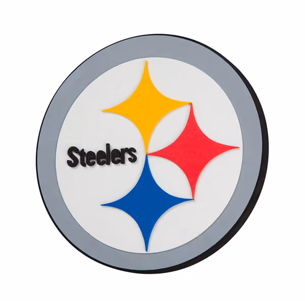 Pittsburgh Steelers NFL 3D Foam Logo Wall Sign view 1