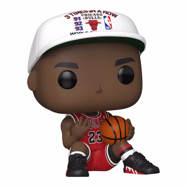 Funko POP! #222 Michael Jordan Chicago Bulls 3 Times Vinyl NBA Figure view 2