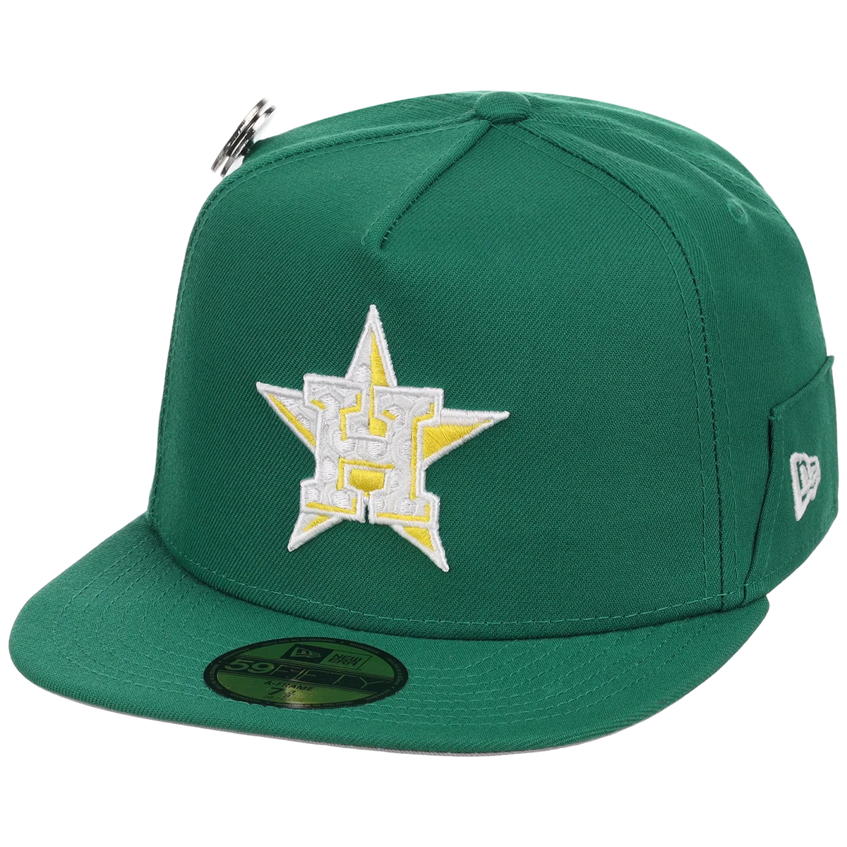 Houston Astros MLB Augusta Bloom New Era 59FIFTY w/ Golf Pin detail view
