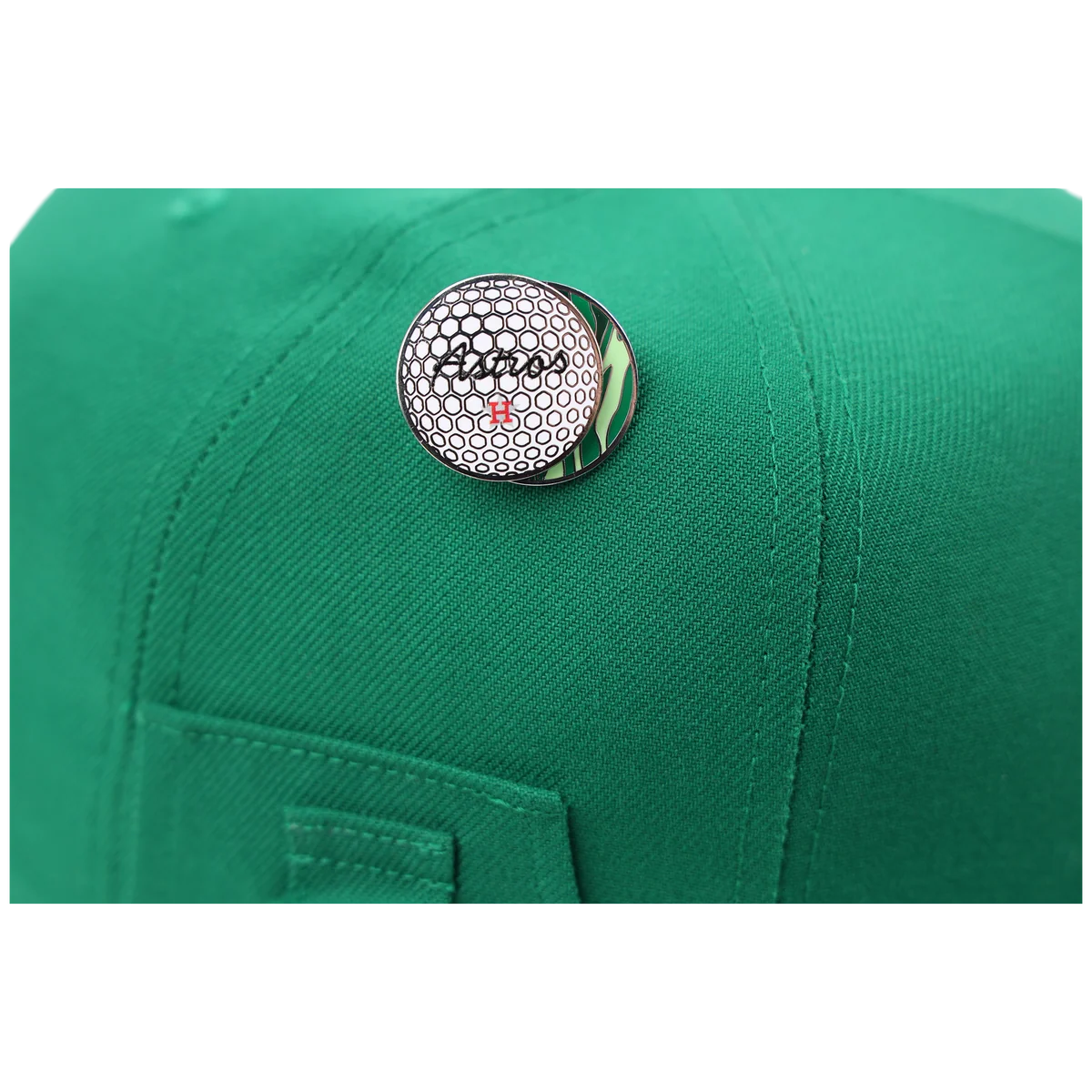 Houston Astros MLB Augusta Bloom New Era 59FIFTY w/ Golf Pin detail view