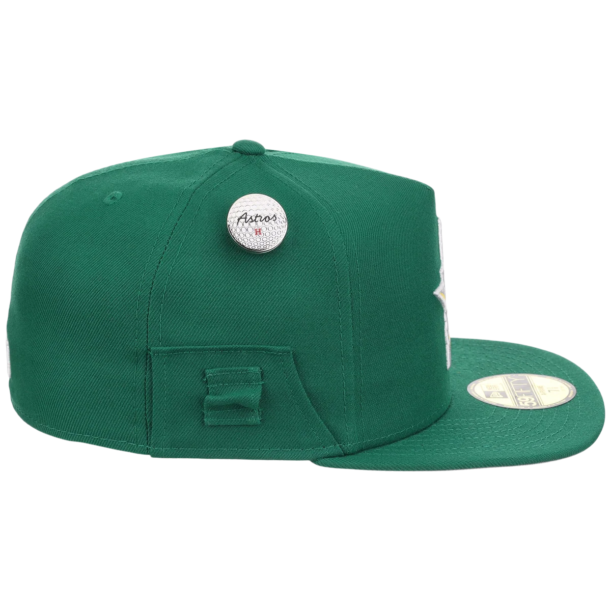 Houston Astros MLB Augusta Bloom New Era 59FIFTY w/ Golf Pin detail view