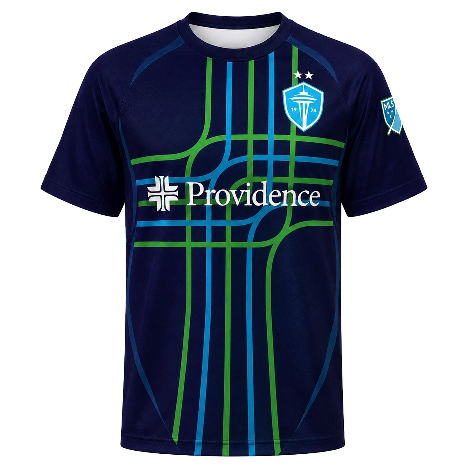 Seattle Sounders Jersey – Bold Navy Line Edition