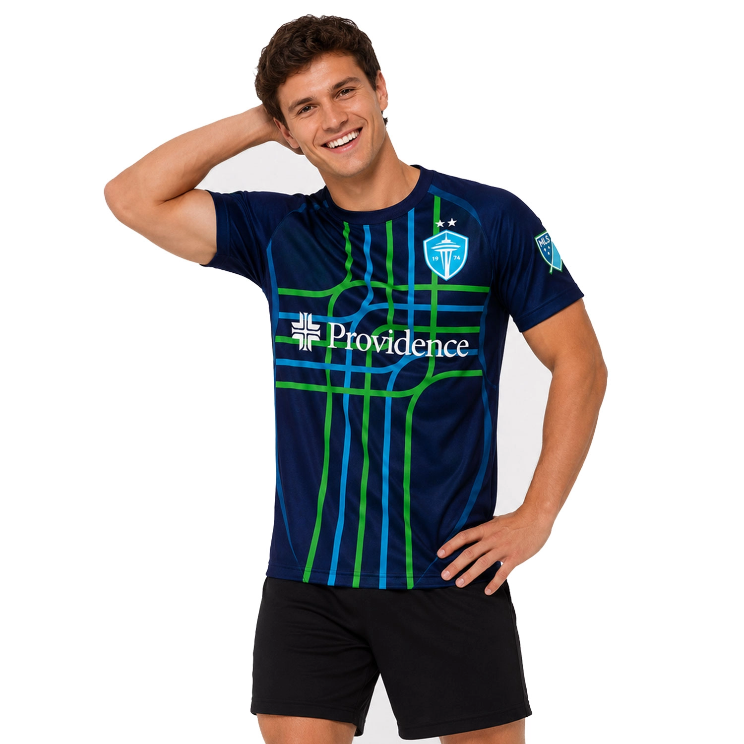 Seattle Sounders Jersey – Bold Navy Line Edition