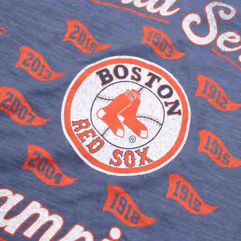 Boston Red Sox Retro Stadium Slub MLB T-Shirt Navy view 3
