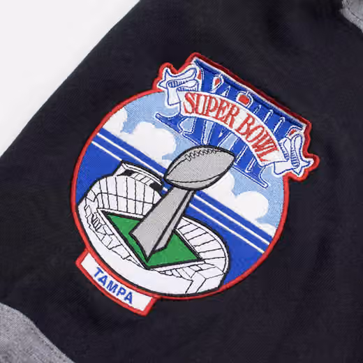 Oakland Raiders All Over 2.0 Mitchell & Ness NFL Crew Fleece Pullover view 4
