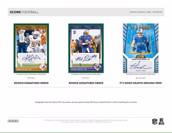 2024 Panini Score NFL Football Retail Pack view 4