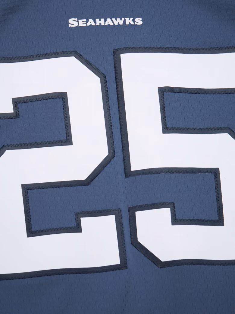 Richard Sherman #25 Seattle Seahawks 2011 Legacy Throwback NFL Jersey Blue view 5