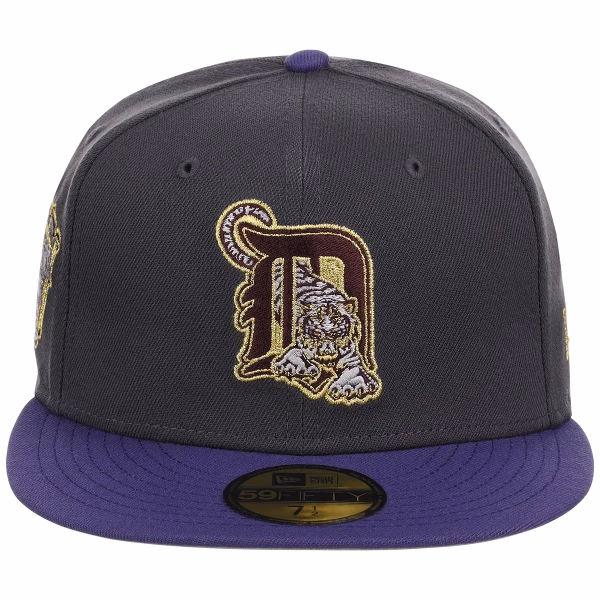 Detroit Tigers MLB Midnight Orchid New Era 59FIFTY detail view