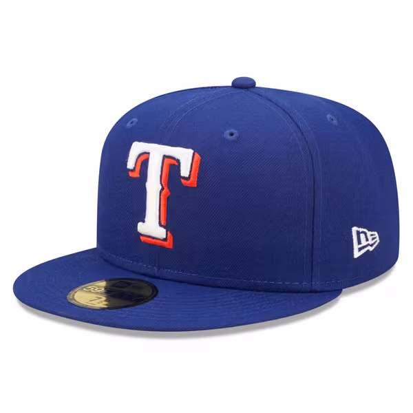 Texas Rangers Authentic New Era 59FIFTY Fitted MLB Cap Game product photo
