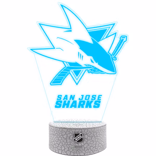 San Jose Sharks NHL Team Logo LED Sign view 2
