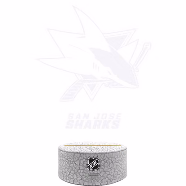San Jose Sharks NHL Team Logo LED Sign view 3