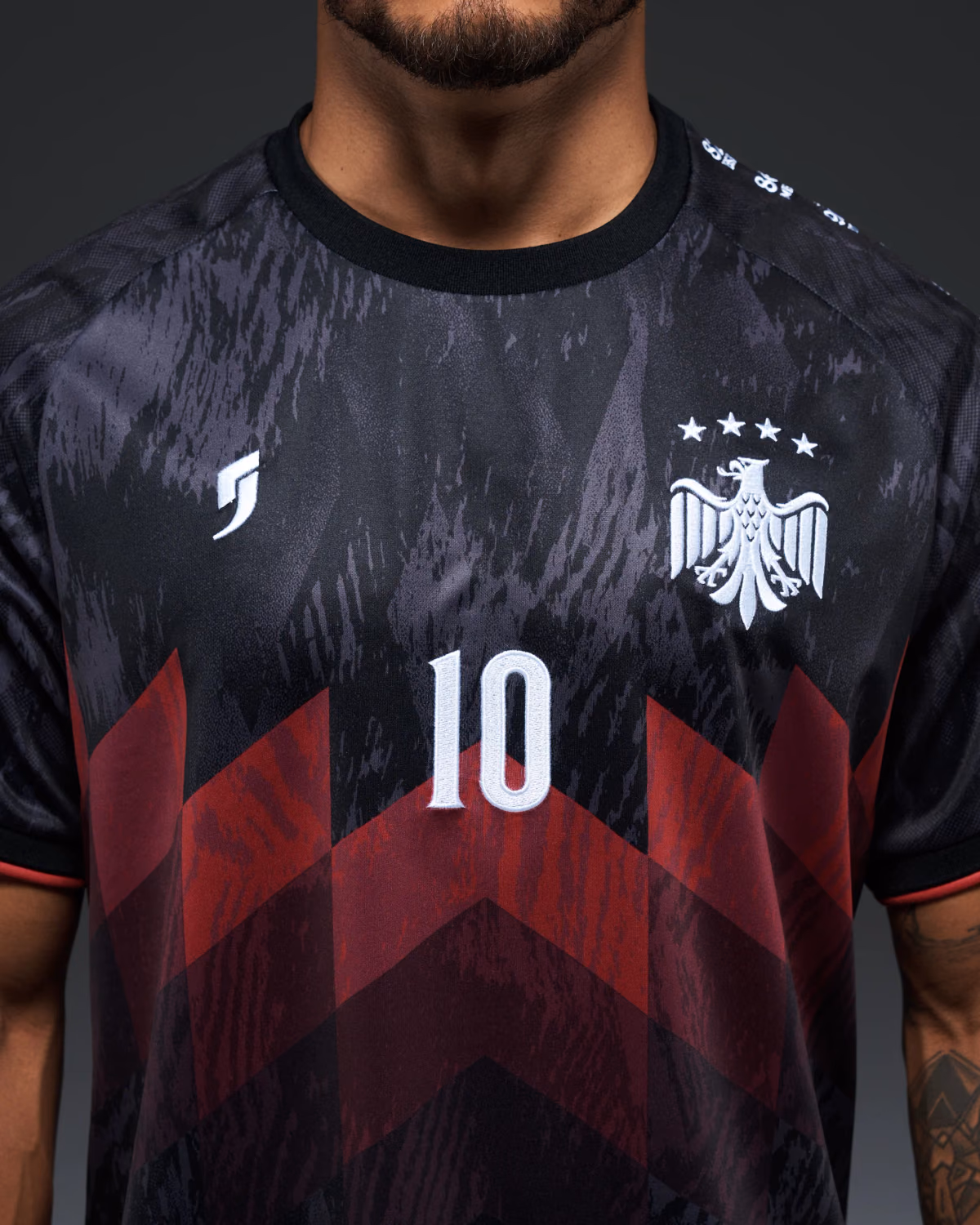 Jersevo Custom Personalized Bambi Heritage Jersey (2026WC Edition) crest detail