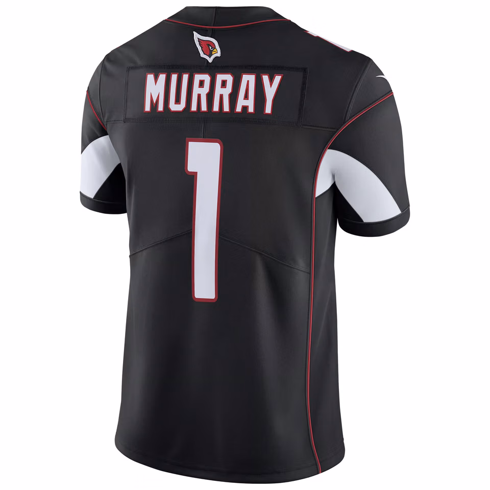 Kyler Murray #1 Arizona Cardinals Nike Vapor Limited NFL Jersey Alternate Black view 3