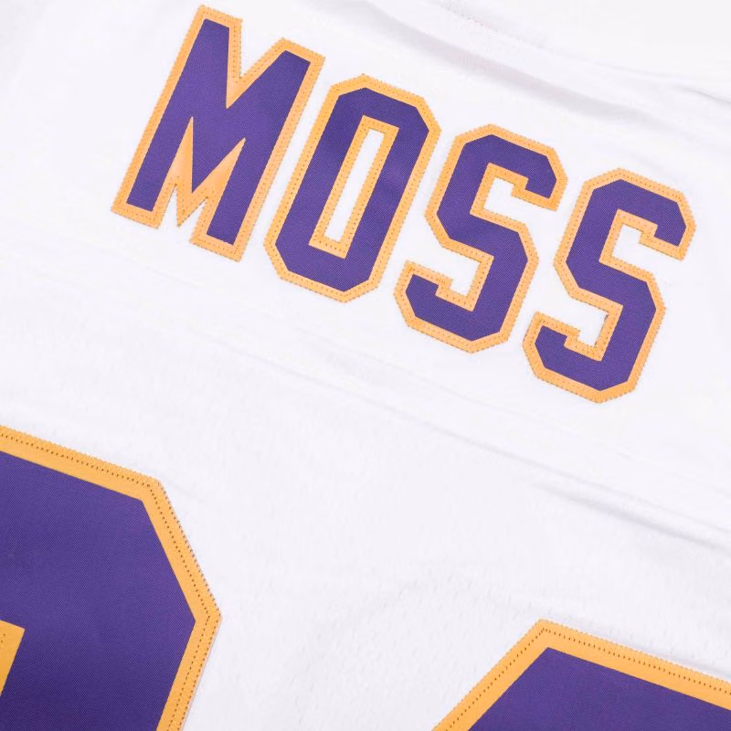 Randy Moss #84 Minnesota Vikings Legacy Throwback NFL Jersey White view 6