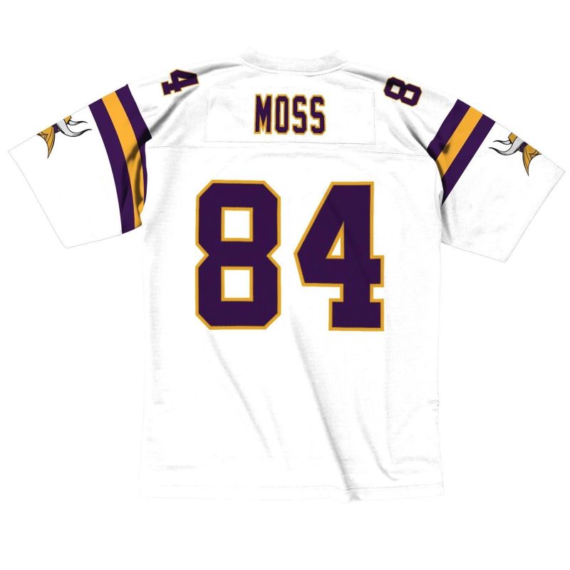 Randy Moss #84 Minnesota Vikings Legacy Throwback NFL Jersey White view 3