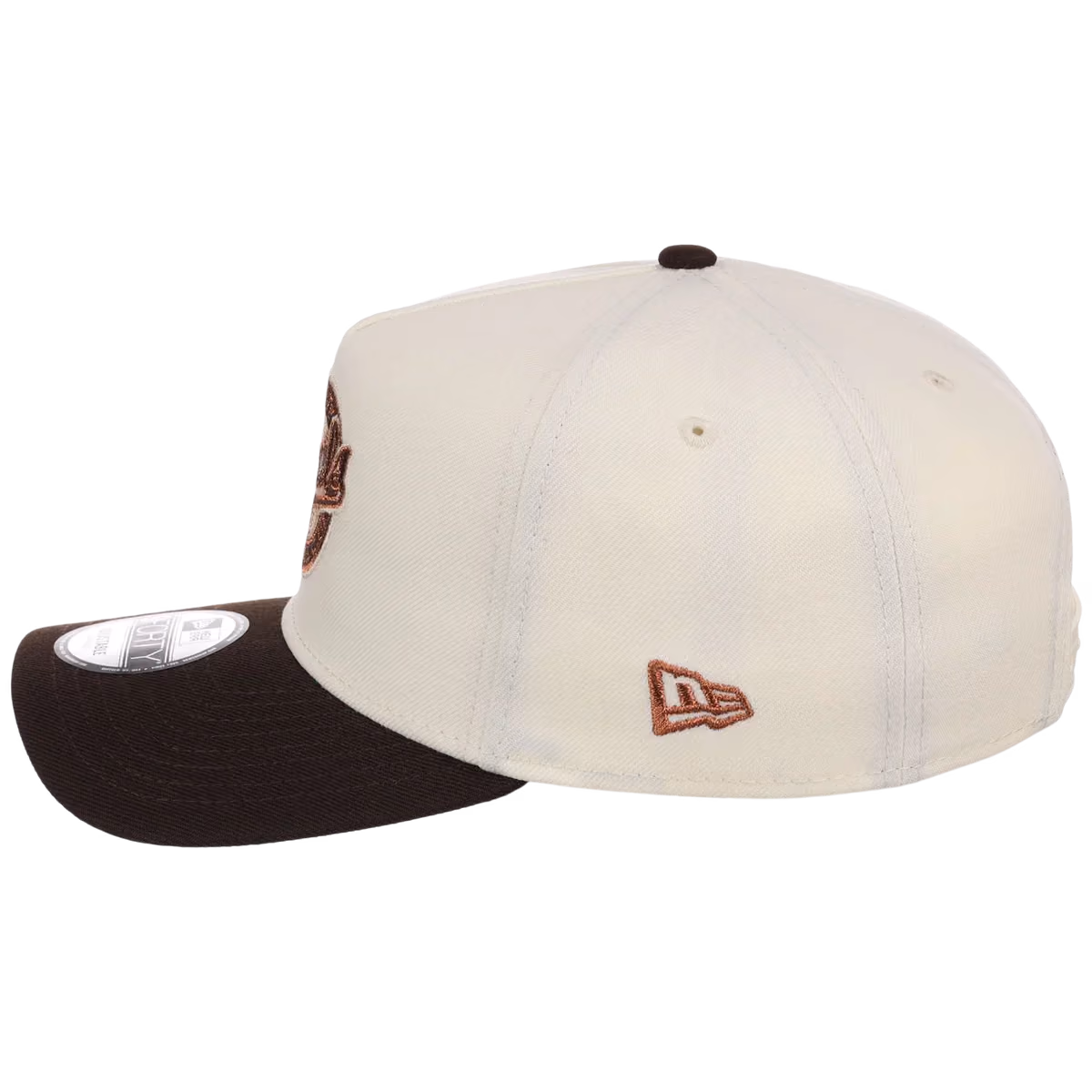 Kansas City Royals MLB Walnut Reserve New Era 9FORTY A-Frame detail view