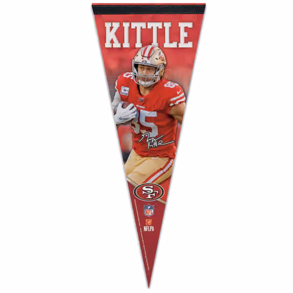 George Kittle San Francisco 49ers Player Premium WinCraft NFL Pennant view 1