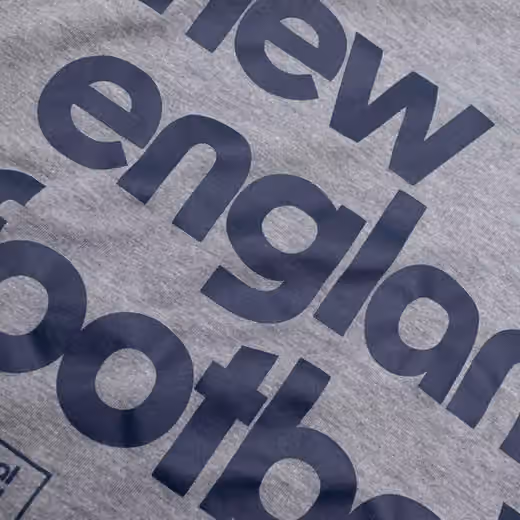 New England Patriots Nike Triblend Football NFL T-Shirt Gray (Women's) view 3