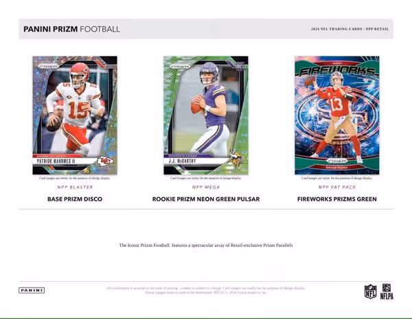 2024 Panini Prizm Football NFL Blaster Box view 2
