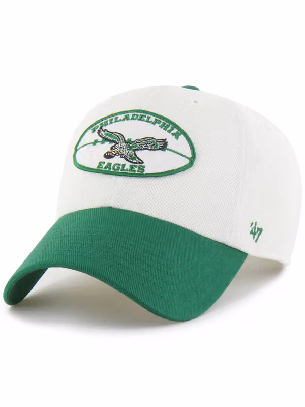 Philadelphia Eagles Pique Patch Clean Up Adjustable NFL Cap Natural product photo