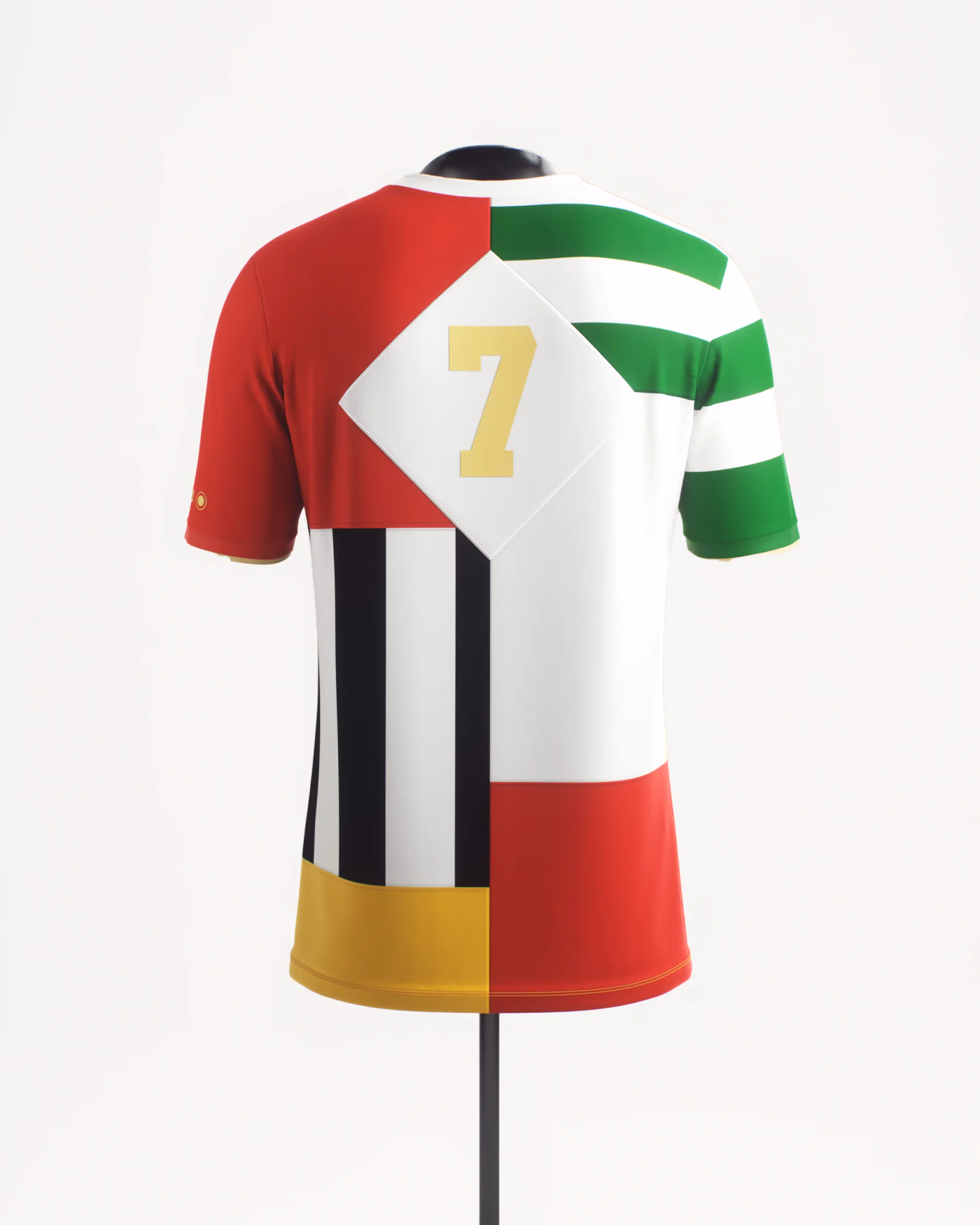 Jersevo Custom Personalized The Siu Jersey (Third Edition) back view