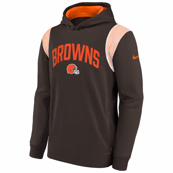 Cleveland Browns 2022 NFL On-Field Sideline Therma Hoodie (YOUTH) view 2