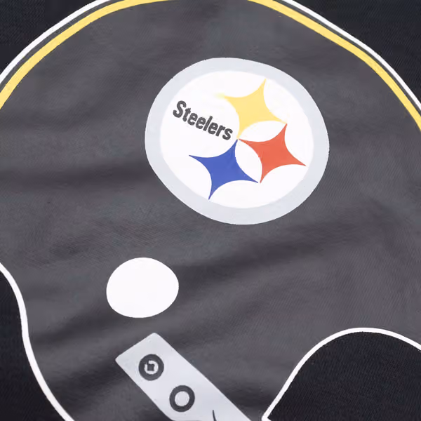Pittsburgh Steelers Throwback Nike Club NFL Hoodie Black view 3
