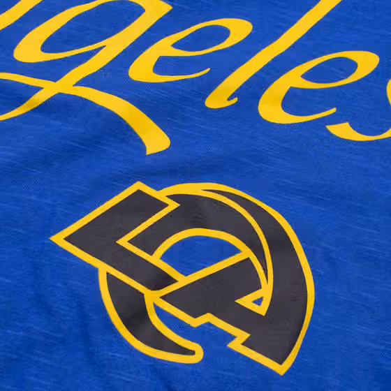 Los Angeles Rams 2025 Rivalries Dri-FIT Slub NFL T-Shirt Blue view 3