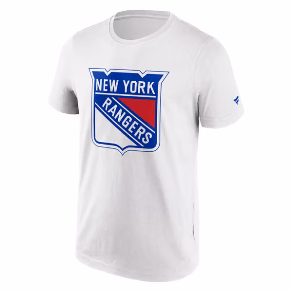 New York Rangers Primary Logo NHL T-Shirt White view 1