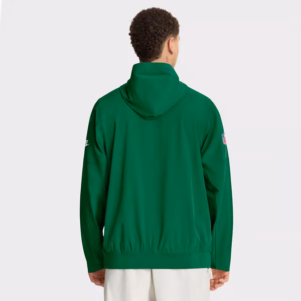 Philadelphia Eagles Alternate Sideline Half-Zip Anorak NFL Jacke Green view 4