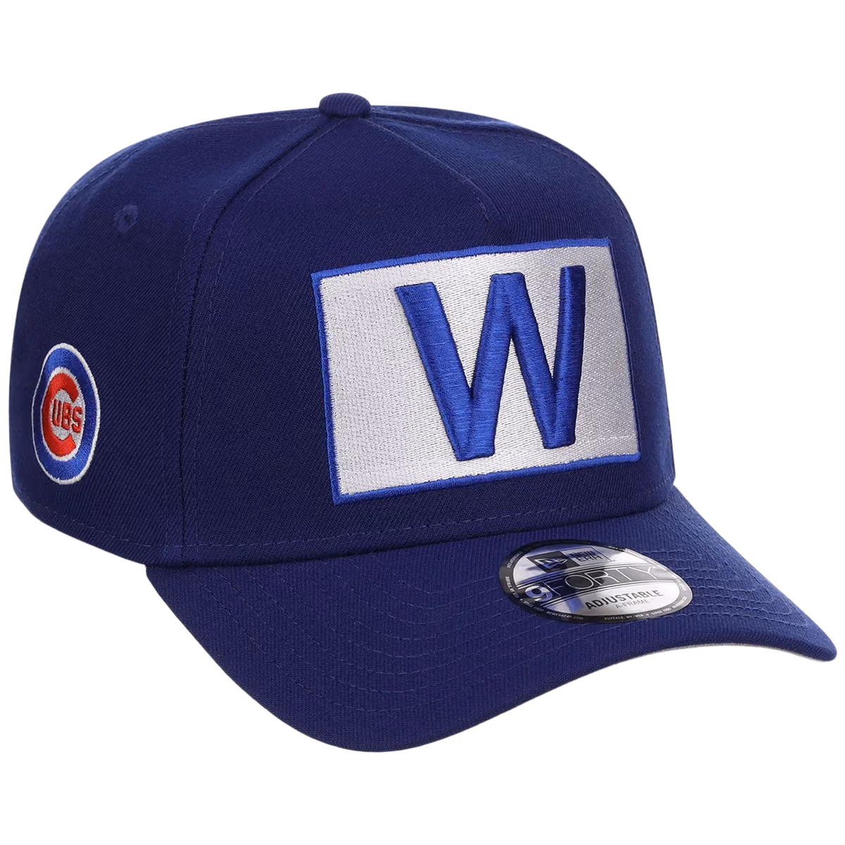 Chicago Cubs Northside Chicago Crown the City New Era 9FORTY A-Frame 'Fly the W' front view