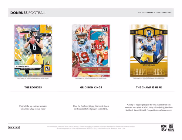 2022 Panini Donruss NFL Football Blaster Box view 4
