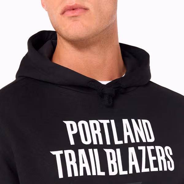 Portland Trail Blazers Team Logo New Era Hoodie NBA Sweatshirt view 6