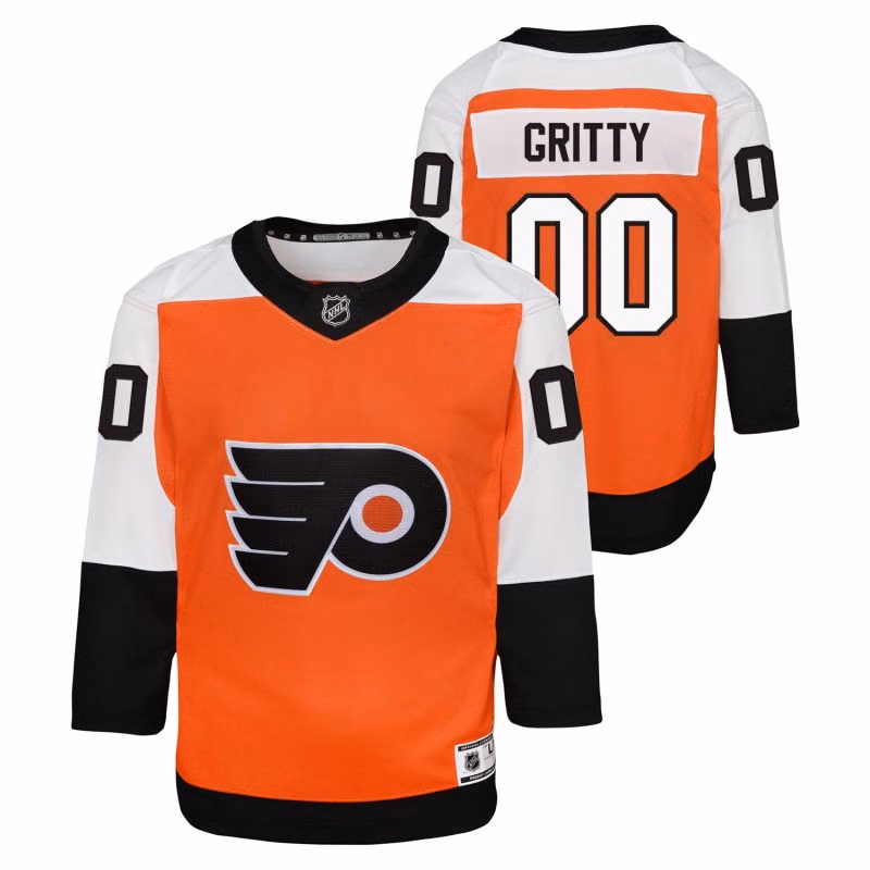 Gritty #00 Mascot Philadelphia Flyers Premier NHL Jersey Orange (YOUTH) view 1