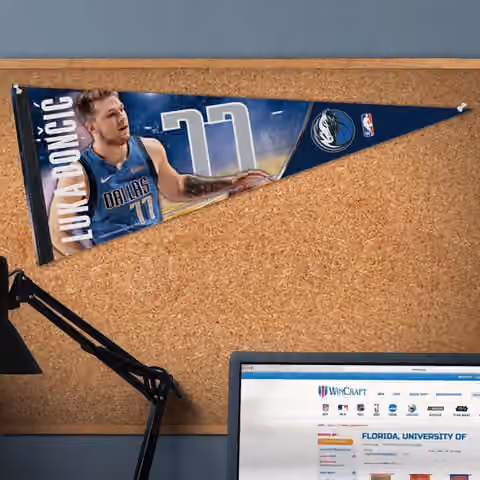 Luka Dončić Dallas Mavericks Premium NBA Pennant view 3