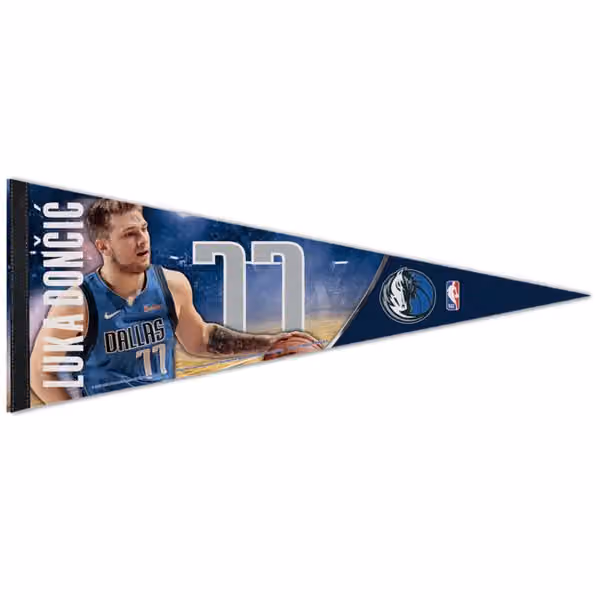 Luka Dončić Dallas Mavericks Premium NBA Pennant view 1