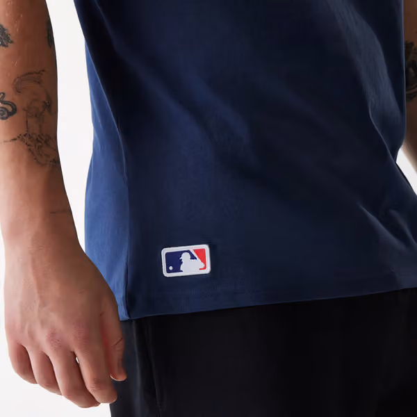 Seattle Mariners Team Logo New Era MLB T-Shirt Navy view 3
