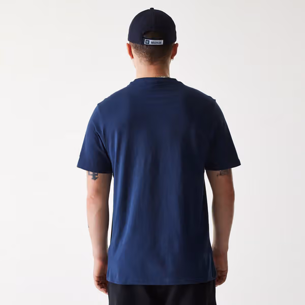 Seattle Mariners Team Logo New Era MLB T-Shirt Navy view 2
