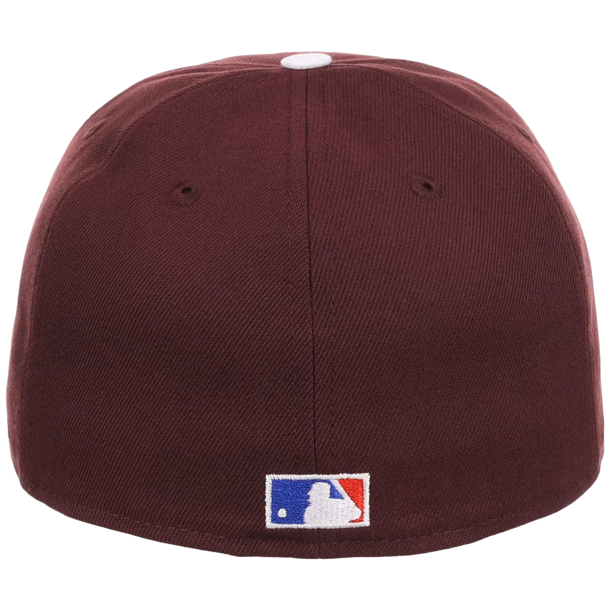 Philadelphia Phillies MLB Cooperstown Authentic Collection New Era 59FIFTY (Maroon/Maroon) detail view