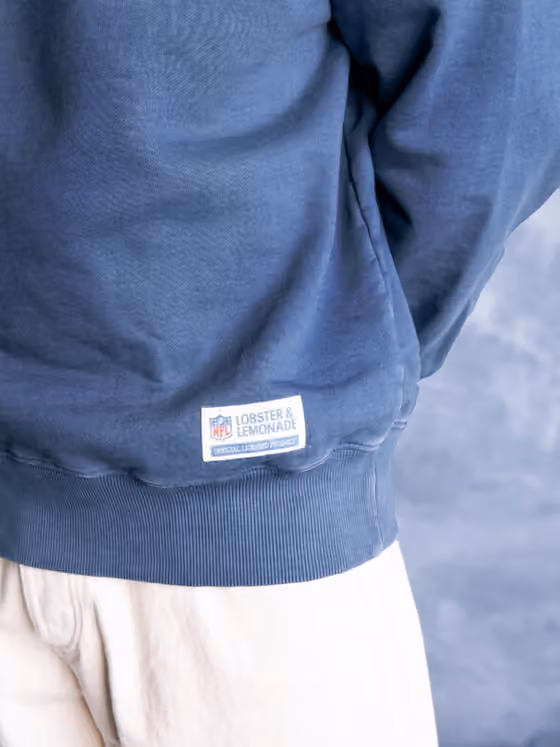 Indianapolis Colts L&L '96 Classics NFL Crew Sweater Blue view 4