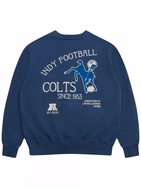Indianapolis Colts L&L '96 Classics NFL Crew Sweater Blue view 1
