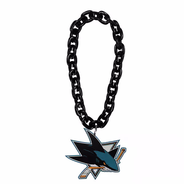 San Jose Sharks Big Logo NHL Fan Chain view 1