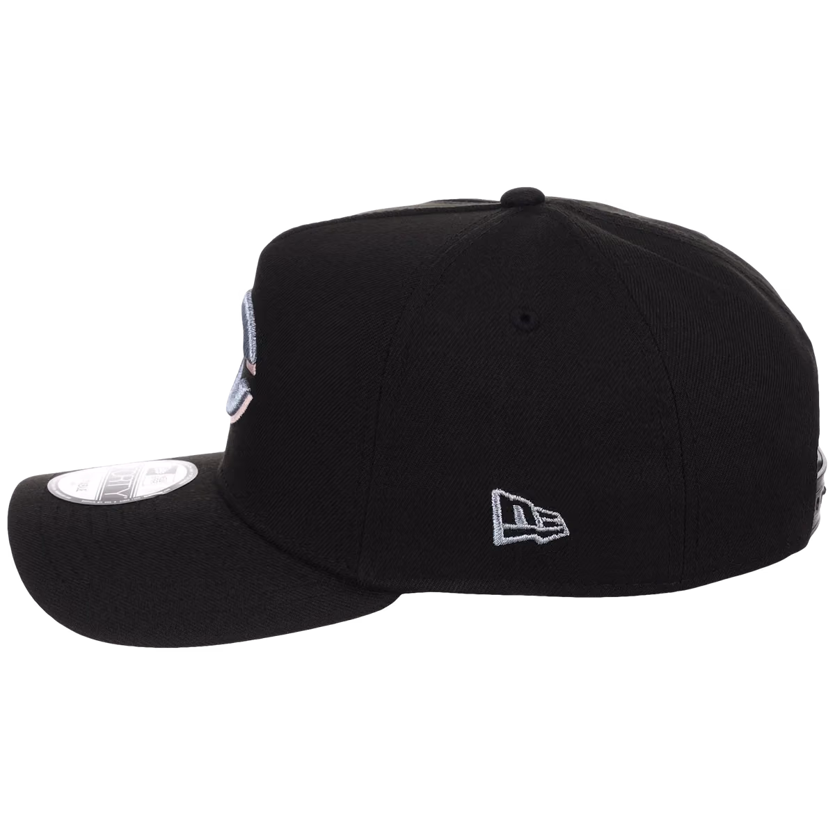 Cincinnati Reds MLB Pewter Skies New Era 9FORTY A-Frame detail view