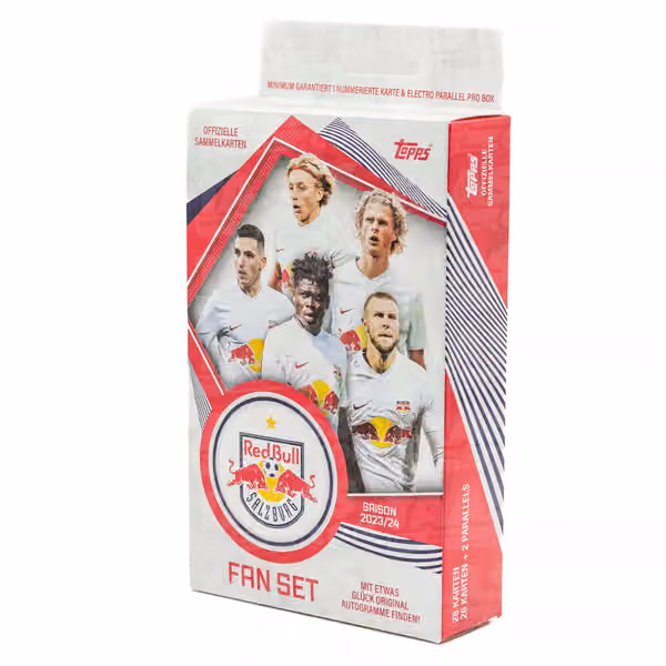 2023/24 Topps Red Bull Salzburg Official Fan-Set Hanger Box view 1