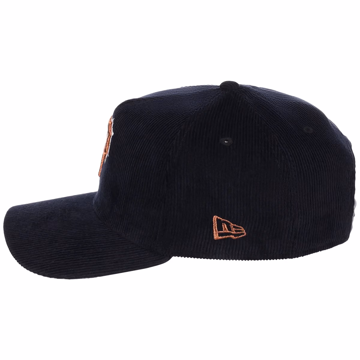 Pittsburgh Pirates MLB Navy Cord FASHION CORE New Era 9FORTY A-Frame detail view