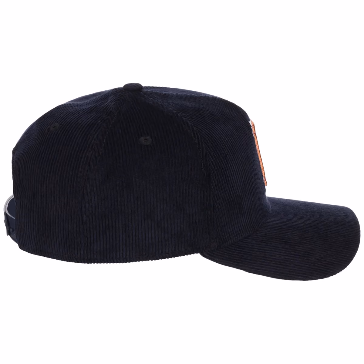 Pittsburgh Pirates MLB Navy Cord FASHION CORE New Era 9FORTY A-Frame detail view